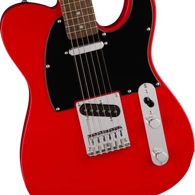 Squier Sonic® Telecaster®, Laurel Fingerboard, Black Pickguard, Torino Red image 3