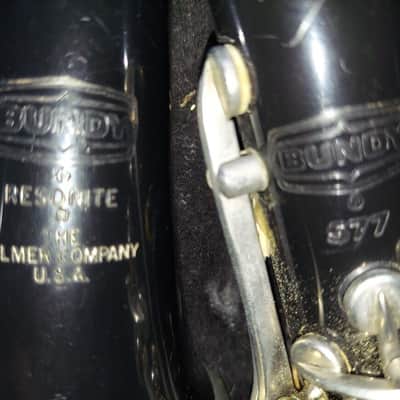 Selmer Bundy 577 Resonite Clarinet, USA, with Case, Very Good Condition image 4