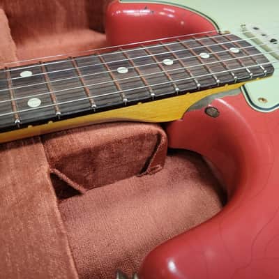 Fender Custom Shop Michael Landau '63 Stratocaster Relic 2013 - Present - Fiesta Red over 3-Color Sunburst image 5