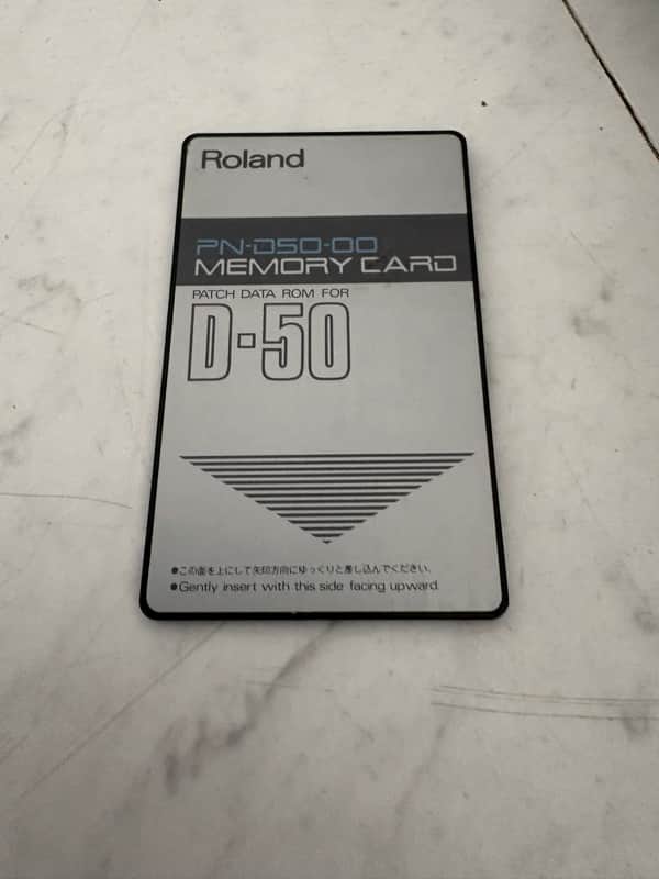 Roland D-50 PN-D50-00 Memory Card image 1