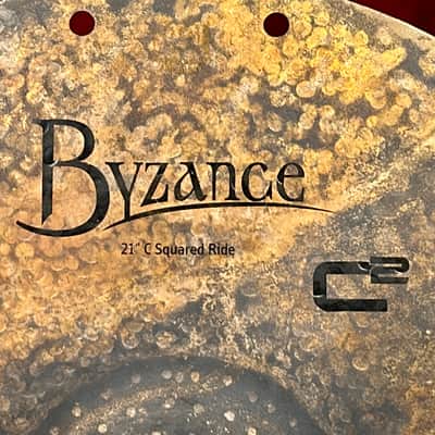 21" Meinl Byzance Vintage C Squared Ride Cymbal 3350g *Video* image 4