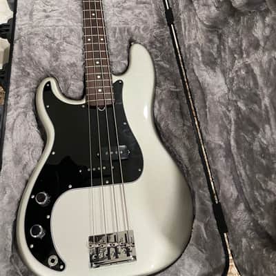 Fender Mod Shoo 63 Precision Bass 2021 Silver Solid One Piece Rosewood Neck & Fretboard image 1