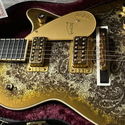2024 Gretsch G6134TG Gold Paisley Penguin Bigsby Limited Edition image 6