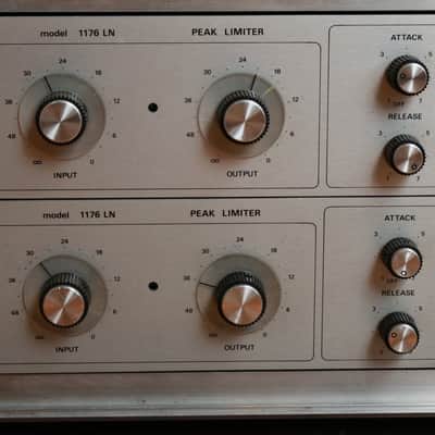 Urei 1176LN Rev. H Limiting Amplifier (Stereo Pair) - Silver Panel image 3