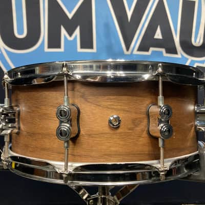 PDP - 5x14" Limited Edition, 20-Ply Maple/Walnut Snare Drum, Natural Satin Walnut 2012–2015 image 7