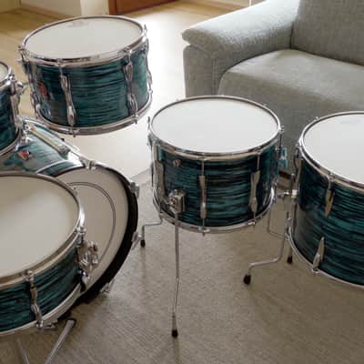 Premier Elite anni 70 - Greenish Blue Wood Grain image 4
