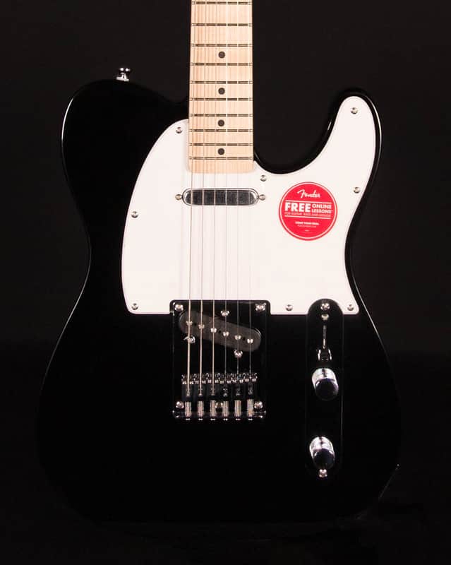 Squier Sonic Telecaster, Maple FB, Black image 1