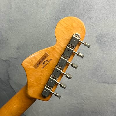 Squier Classic Vibe 70s Loaded Stratocaster Neck Vintage Tint with CBS Style Headstock, Flame Maple Figuring image 3