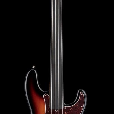 Fender Tony Franklin Fretless Precision Bass - 3-Color Sunburst #15634 image 5