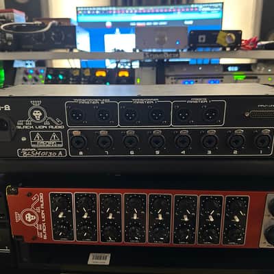 Black Lion Audio PM-8 Passive Summing Mixer 2000s - Red and Silver image 2