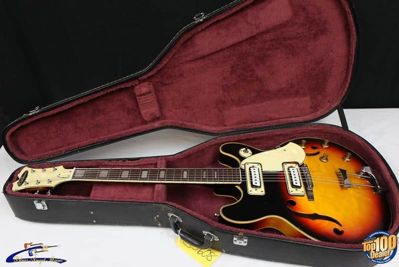Vintage 1967-1968 Aria Diamonds 1202T Hollowbody Electric Guitar w