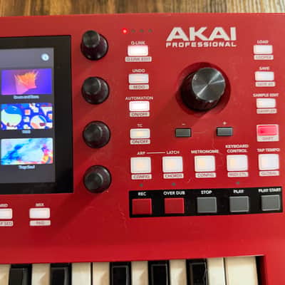 Akai MPC Key 37 Standalone Workstation Synthesizer 2024 - Present - Red image 2