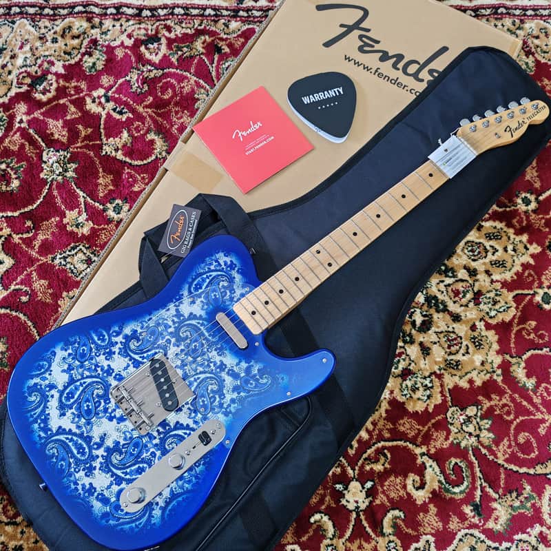 *NEW IN BOX* 2026 Fender Japan Limited Edition Indigo Paisley Telecaster, Fender Flagship Tokyo Store Exclusive Color, MIJ JD26