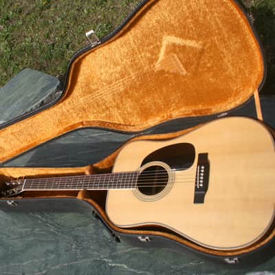 Morales M-50 Zen-On D-35 Type Solid Top MIJ Lyre Bird 1970's | Reverb