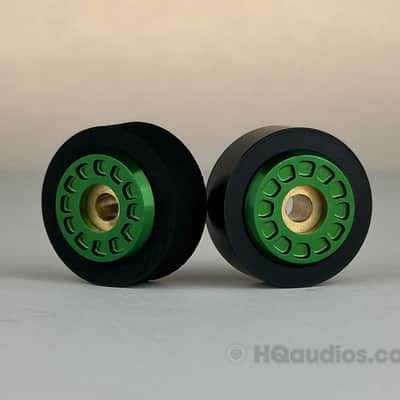 Pair of Pioneer RT-707/701 Pinch Rollers – Precision Replacement –Green–1Yr WRT image 2