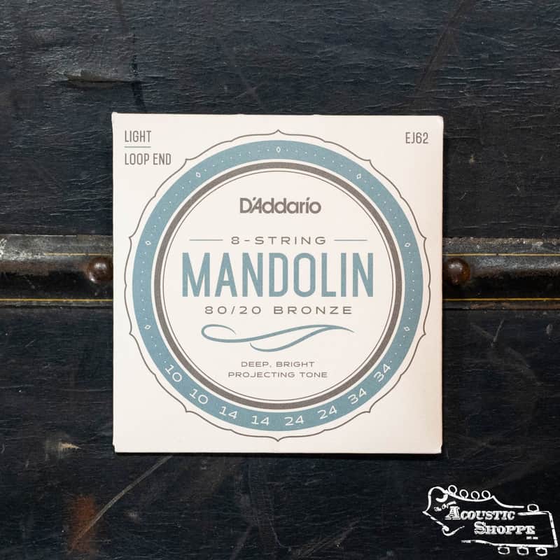 D'Addario EJ62 Bronze 80/20 Mandolin Strings - Light 10-34 image 1
