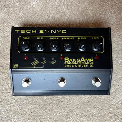 Tech 21 Sansamp Programmable Bass Driver 2008 - Present - Black image 3