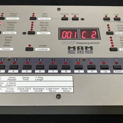 rare MaM SQ-16 (Music and More) Multitrack Sequencer image 7