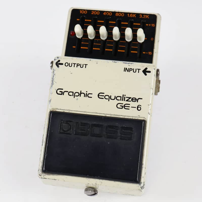 BOSS GE-6 Graphic Equalizer 1978 Made in Japan Silver Screw