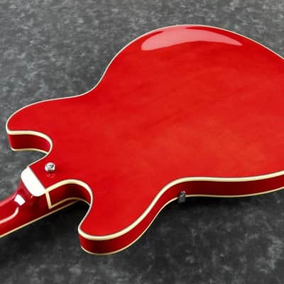 Ibanez Artcore AS7312 TCD 12 String Semi Hollow Trans Cherry Red Electric Guitar image 2