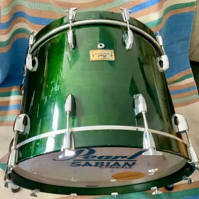 Pearl 22’’x16’’ Pearl masters custom maple shell 1996 - Emerald mist image 3