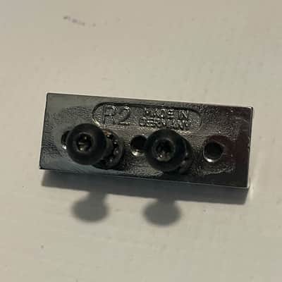 2000's Schaller Original Made in Germany Cosmo/Black Chrome Floyd Rose Electric Guitar Tremolo Bridge & Arm Set image 9