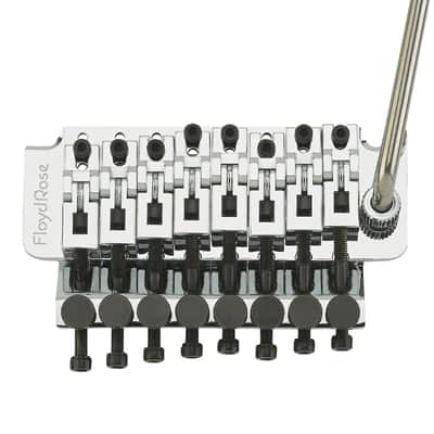 Authentic Floyd Rose 8-String Tremolo System - Chrome image 1