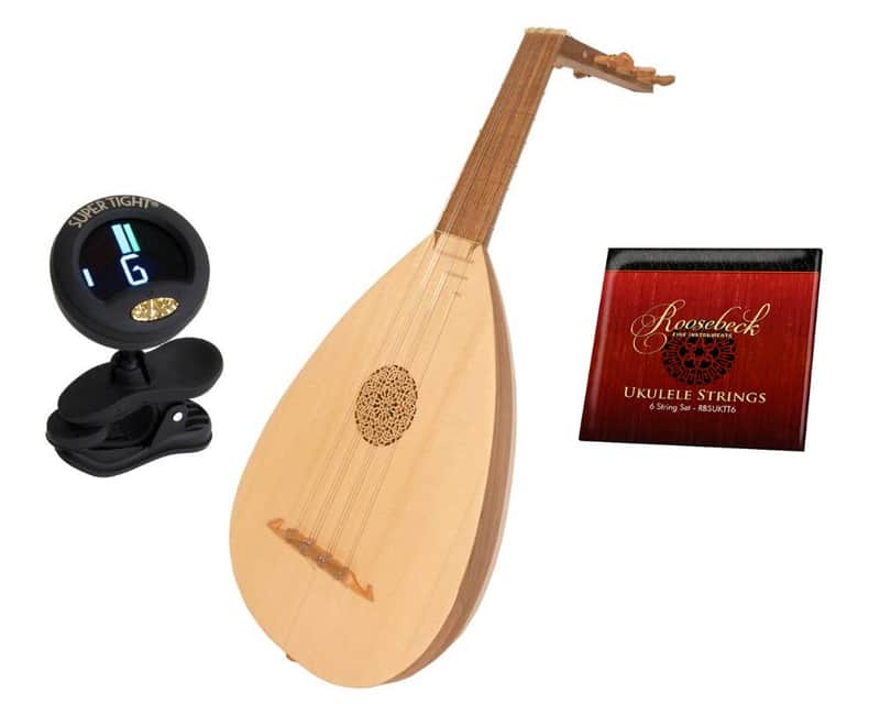 Tenor Lute-Kulele Packing Includes: Roosebeck Tenor Lute-Kulele Ukulele Variegated – Walnut + Snark image 1