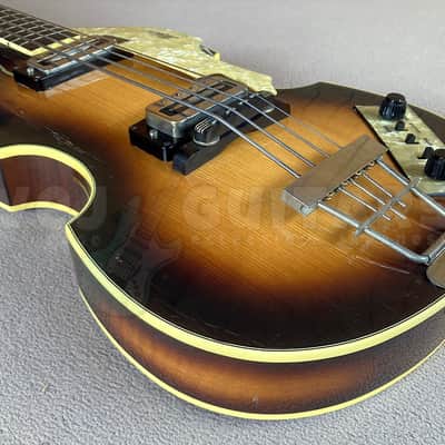 HOFNER 500/1 - 1973-4 w/HARD CASE - ORIGINAL VINTAGE VIOLIN BASS image 7