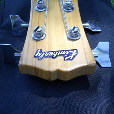 Vintage 60s Kimberly Bass Guitar, Japan, Ventures, Open Book Headstock, 25" Scale image 10