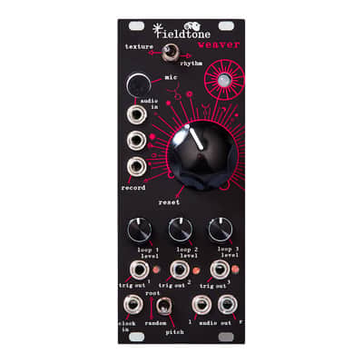 Fieldtone Weaver Eurorack Sampler Module (Black) image 1