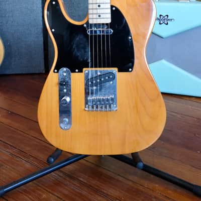 ‘15 Squier Affinity Telecaster Left-Handed with String-Through Bridge Butterscotch Blonde image 2