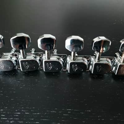 Fender 70s Stratocaster/Telecaster "F" Tuning Heads (6) 2010s - Chrome image 3
