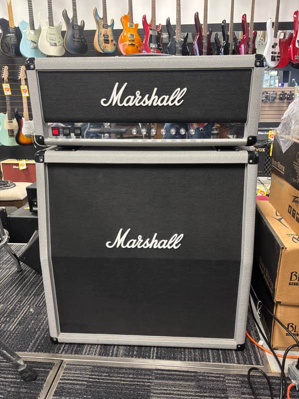 Marshall Silver Jubilee 2555X Head and 2551AV 4x12 Cabinet image 1