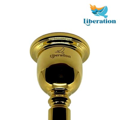 Liberation Mr. P 4.4 Signature Tuba Mouthpiece-Standard / Gold image 6