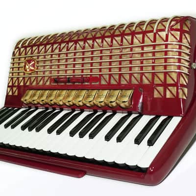 Hohner Atlantic IV De Luxe Piano Accordion, made in Germany 120 Bass, Straps and Soft Bag, Vintage Original Musical Instrument, 2644 image 9