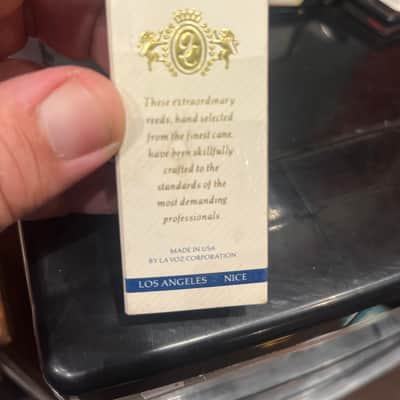 La Voz Grand Concert Bb Clarinet Reeds 10 -#2.5 - Wood image 2