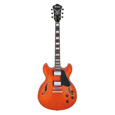 Used Ibanez AS73TTF AS Artcore Semi-Hollow - Transparent Tangerine Flat image 2