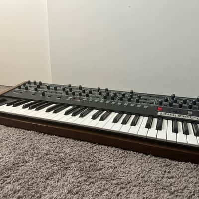 Sequential Prophet-6 49-Key 6-Voice Polyphonic Synthesizer 2018 - 2020 - Black with Wood Sides image 2