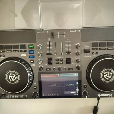 Numark Mixstream Pro Go 2-Channel Battery-Powered Standalone Streaming DJ Console w/ Deck Saver image 2