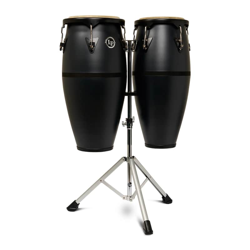 LP Discovery II Ultralight Conga Set Onyx w/ Black HW, 10-11inch image 1