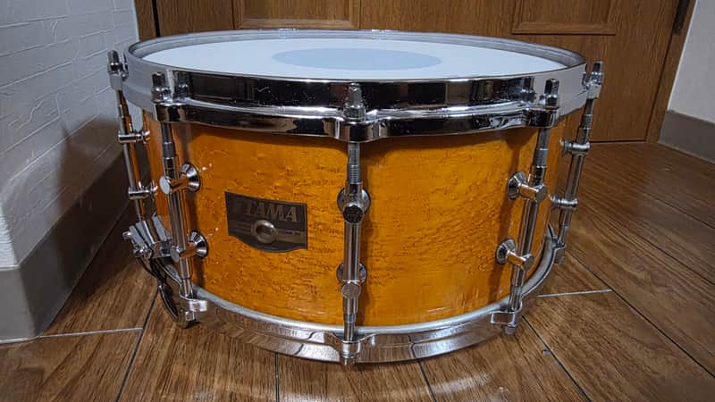 Tama BE546 Artwood Bird’s eye All Maple Snare 14"x 6.5" 1988 One Way Lugs image 1