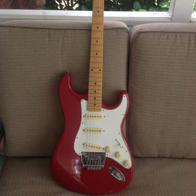 Applause  Stratocaster red electric guitar 1980 -  1990 image 12