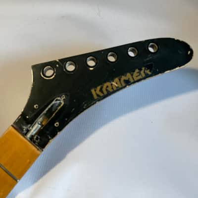 1985 Kramer USA Banana Maple Fretboard Guitar Neck Floyd Ready 22 Frets Dot Inlay w/ Neckplate (Non Scarf) Bild 5