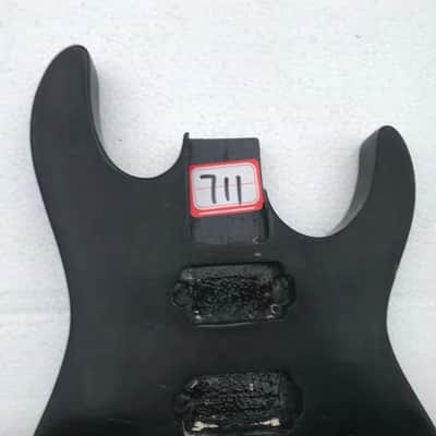 Matt Black Finished Electric Guitar Body image 3