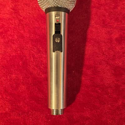 Vintage 1970s Shure 585SB Unisphere A Dynamic Cardioid Microphone Chrome w/ Original Box & Two-Prong Cable image 2