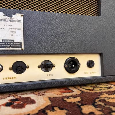 Vintage 1966 Marshall JTM45 MKII Plexi Gold White Guitar Amplifier Head *1960s* image 11