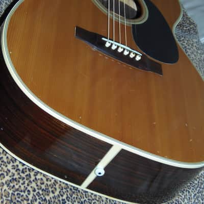 Rare 1974 Takamine F-310S, Solid Spruce w/Rosewd-42yrs Old,This one is Relic'd naturally w/age Nice! image 19