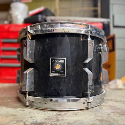 1970s Sonor Phonic Tom 8"x12" in Black Wrap image 3