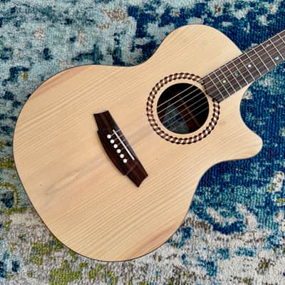 Cole Clark RAN2EC-BBR Recording Series Acoustic-Electric Guitar, Cutaway,  Australian AA Bunya Top,  AA Blackwood Back and Sides,  SNRW311 [NAMM Showcase] image 4